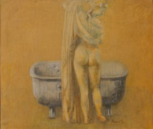 Afrodita Calpigia con bañera de Tapies